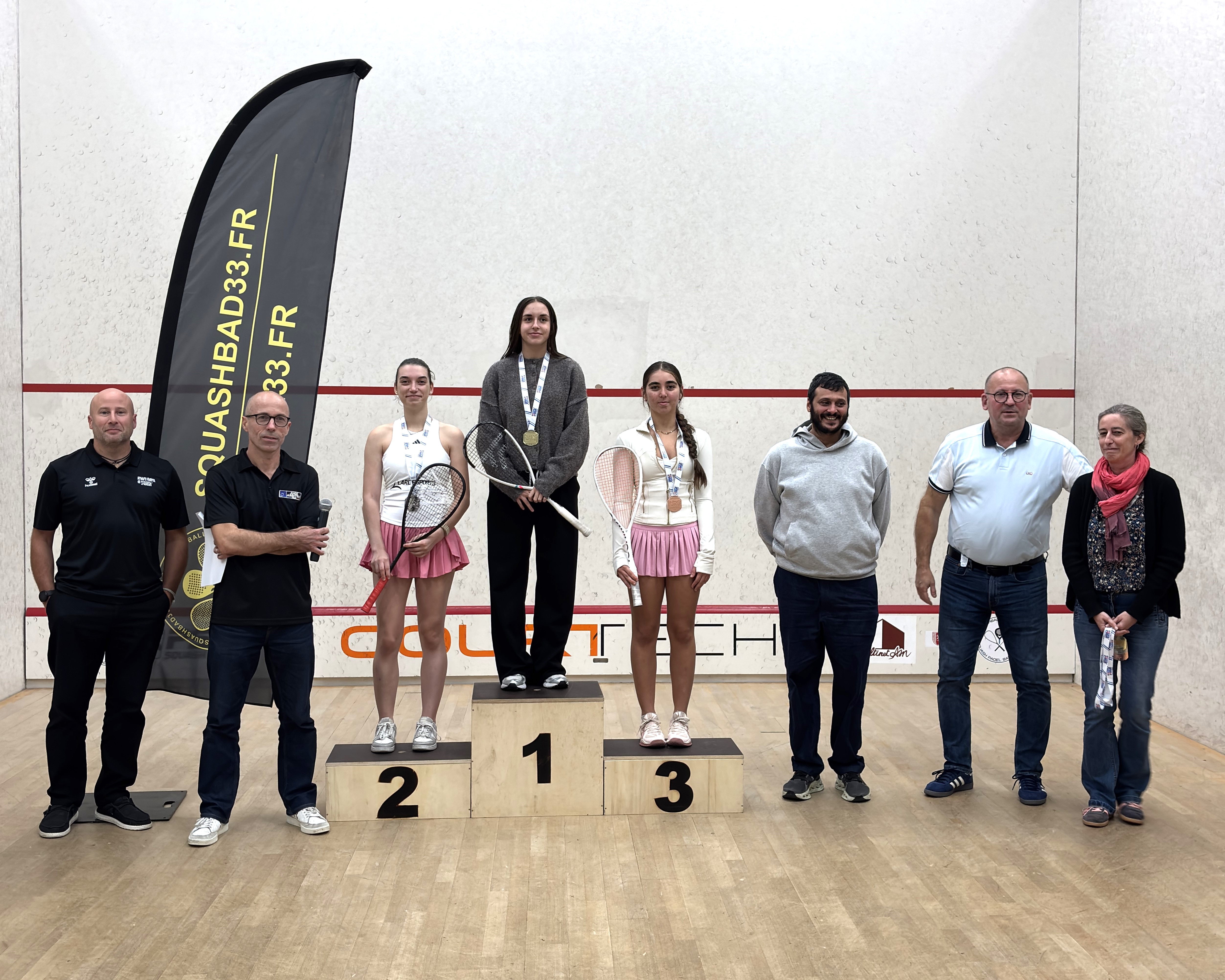Championnat de France -23 ans 2026-2027 Podium filles